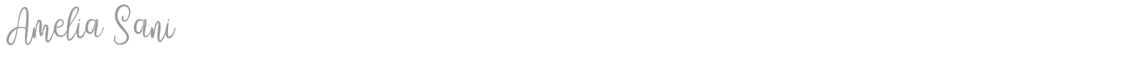Amelia Sani font preview